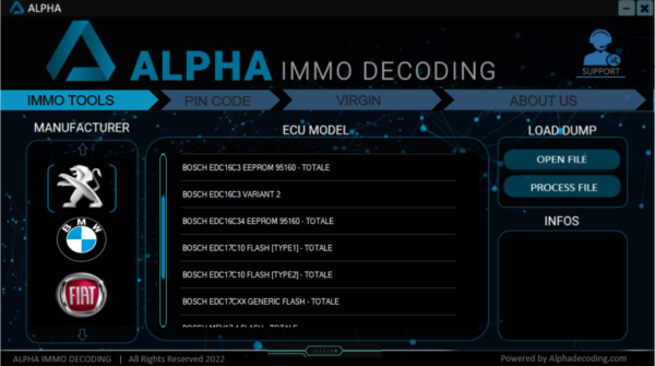 ALPHA IMMO DECODING